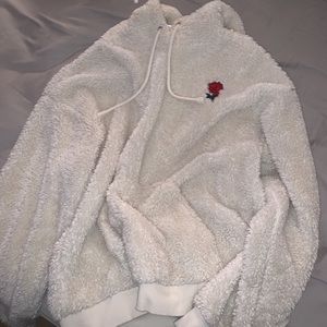 fuzzy forever 21 sweatshirt